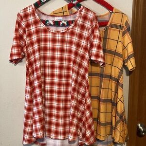 2 Brand New With Tags LulaRoe Perfect T’s Size S